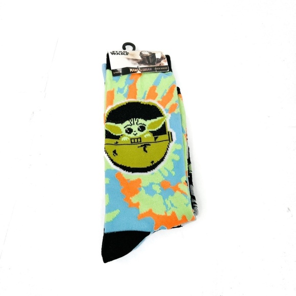 Disney Accessories - Disney Socks Star Wars Baby Yoda Socks Crew Socks